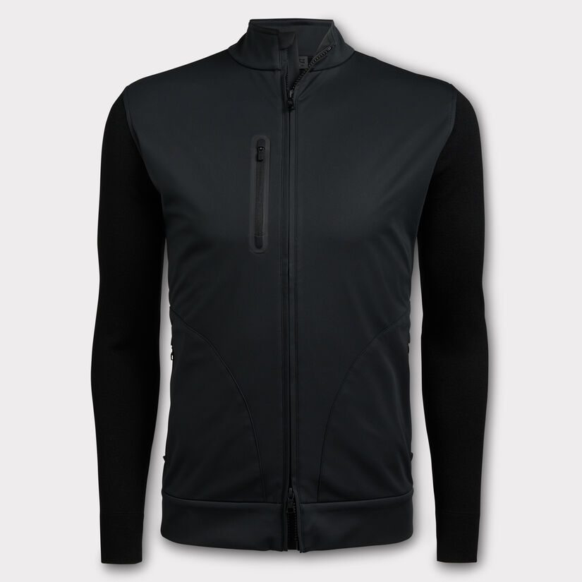 HYBRID MERINO WOOL SLIM FIT JUMPER JACKET image number 1