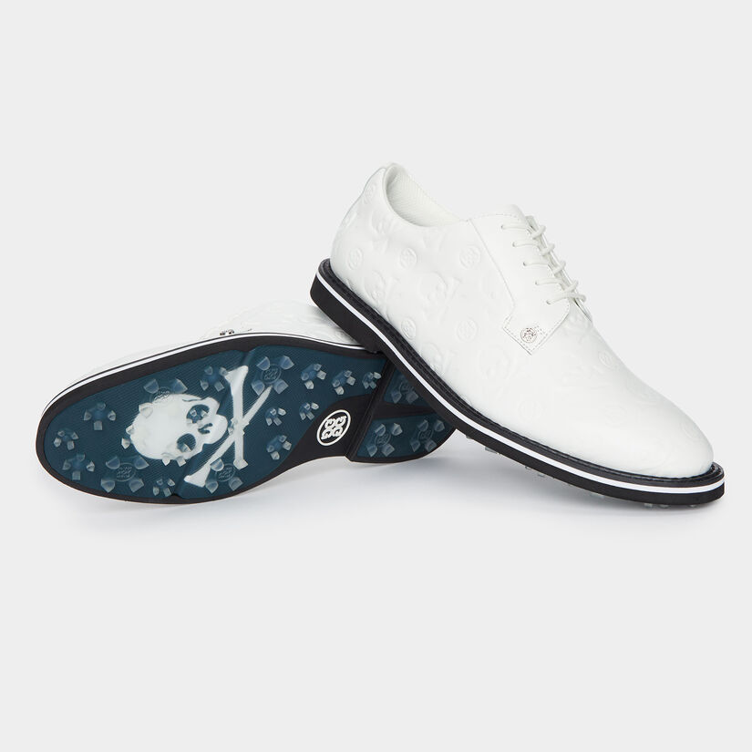 MEN S GALLIVANTER DEBOSSED SKULL TEES LEATHER GOLF SHOE MEN S