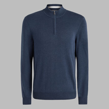COOLING COTTON 1/4 ZIP JUMPER - Alternate Image 1