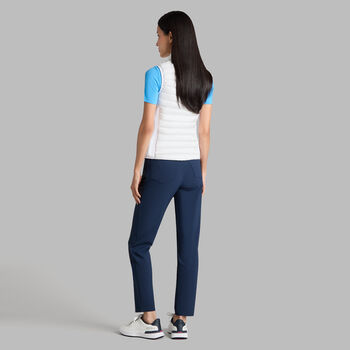 Alternative image of V-DOWN QUILTED STRETCH TECH INTERLOCK GILET - Alternate Image 1