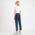PLEATED COLLAR SILKY TECH NYLON POLO image number 5