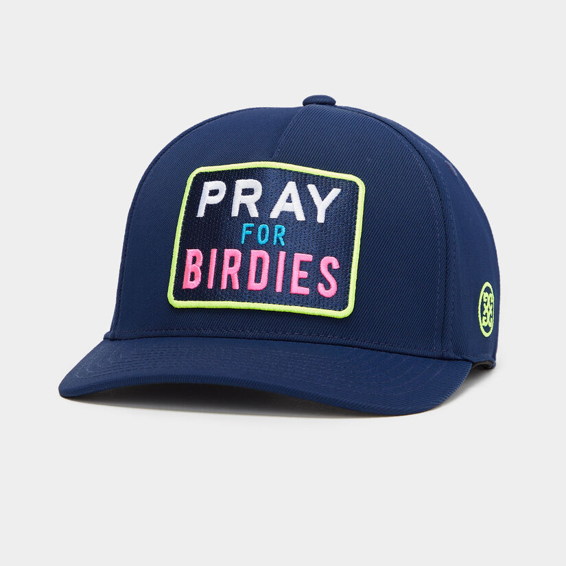 PRAY FOR BIRDIES STRETCH TWILL SNAPBACK HAT MEN'S HATS G/FORE
