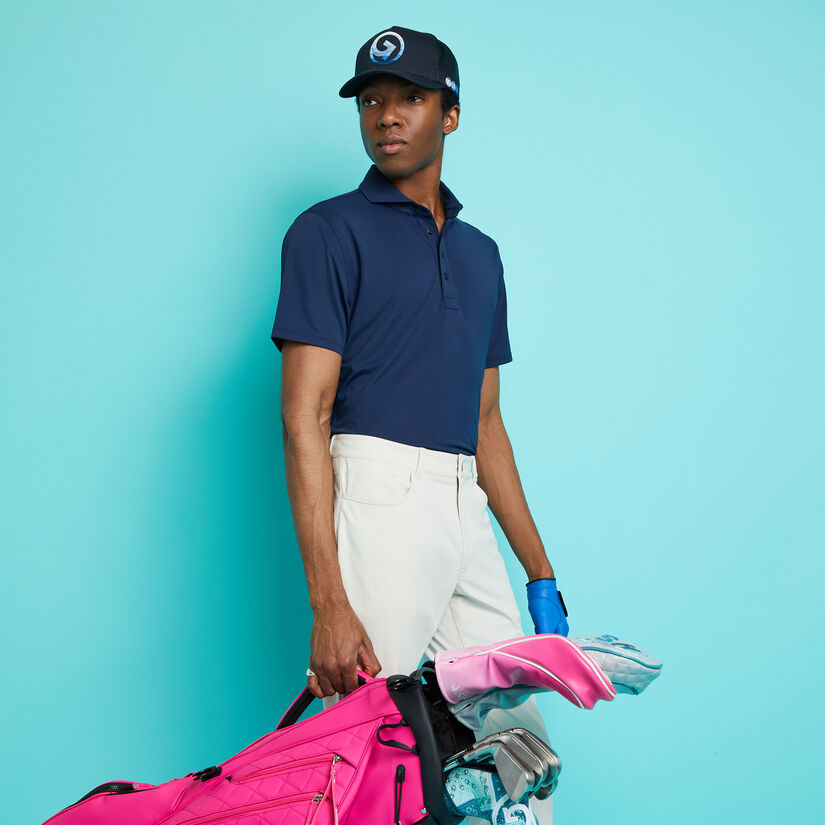 ESSENTIAL TECH PIQU&Eacute; MODERN SPREAD COLLAR POLO image number 2