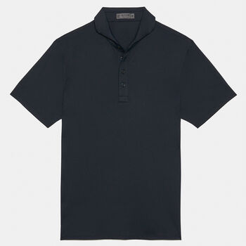 ESSENTIAL MODERN SPREAD COLLAR TECH PIQUÉ SLIM FIT POLO