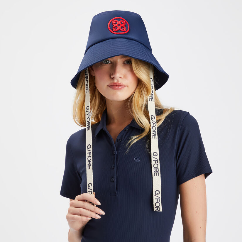 WIDE BRIM STRETCH TWILL BUCKET HAT image number 6