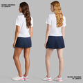 MICROPLEAT STRETCH WOVEN HIGHWAISTED SKORT image number 4