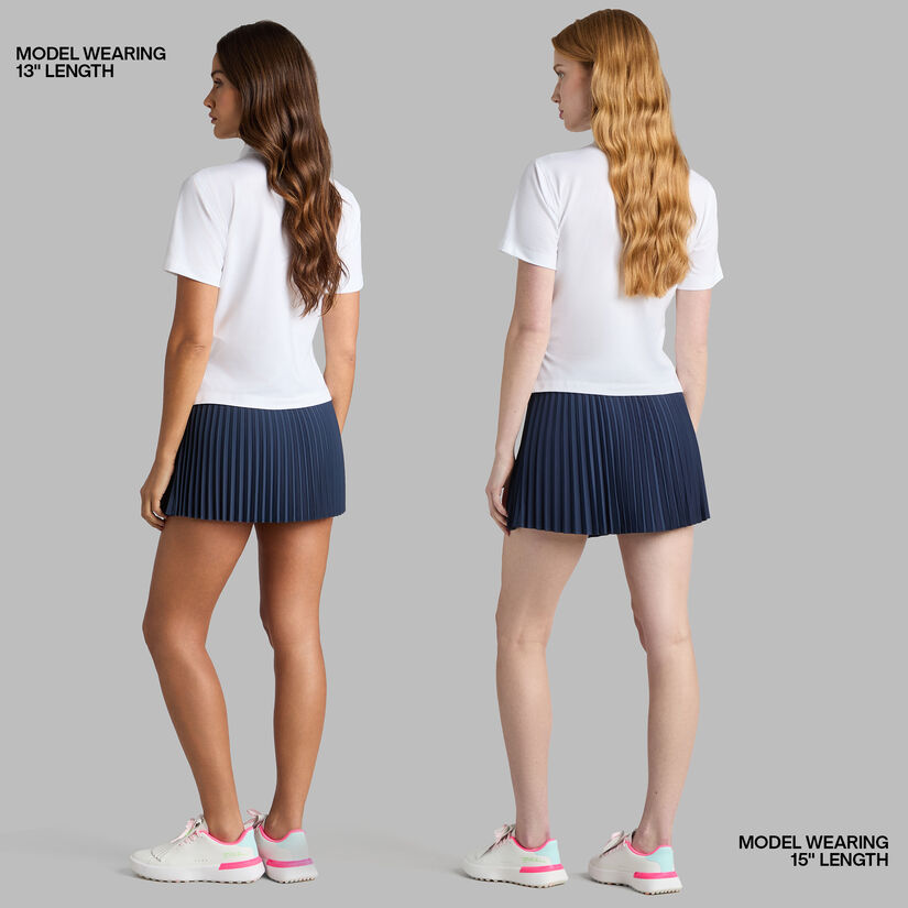 MICROPLEAT STRETCH WOVEN HIGHWAISTED SKORT image number 4
