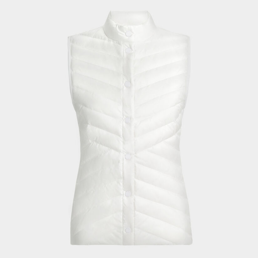 DOWN QUILTED TAFFETA TECH VEST | WOMEN'S JACKETS & VESTS | G/FORE