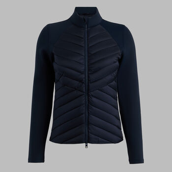 V-DOWN QUILTED HYBRID JACKET