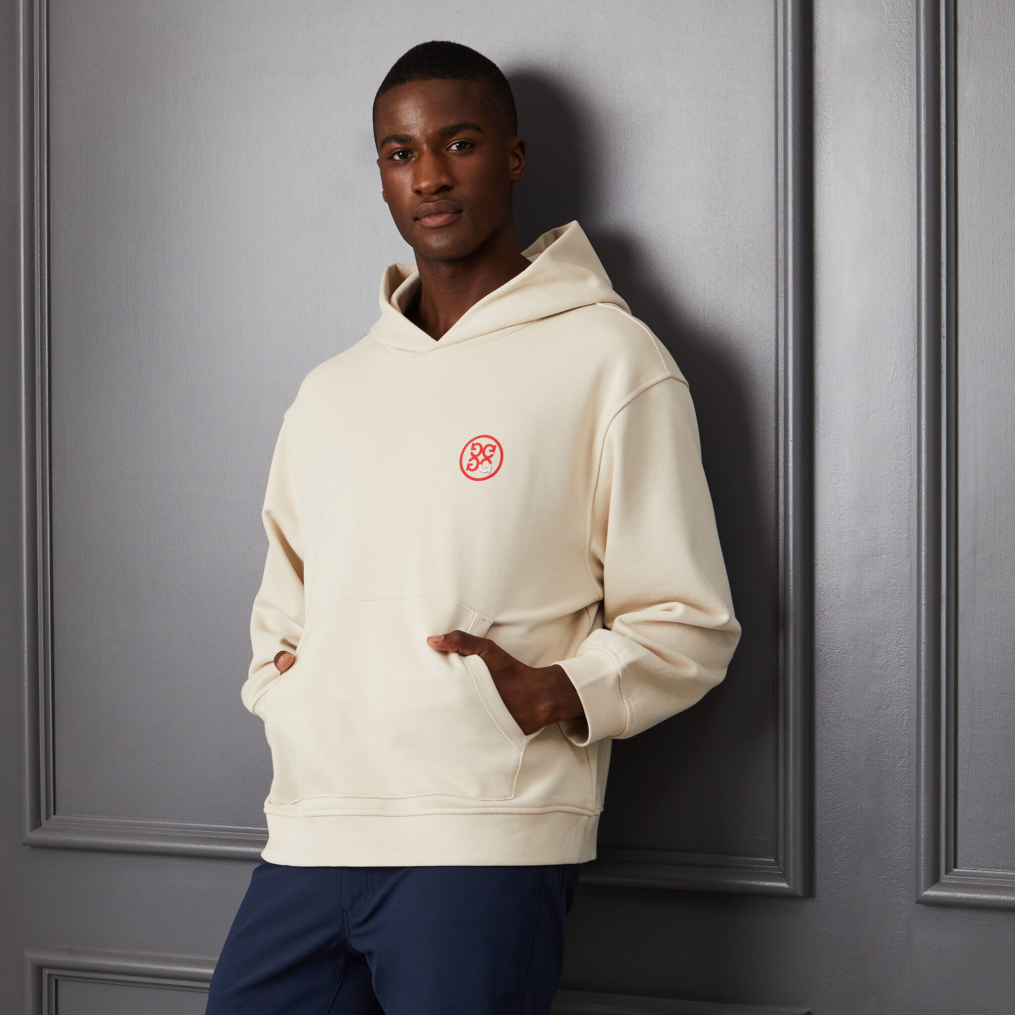 Oversized french terry hoodie clearance