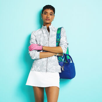 PEONY SKETCH TECH INTERLOCK FULL ZIP LAYER