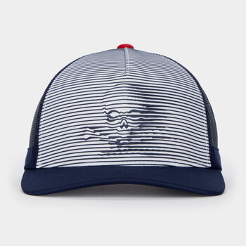 3D SKULL & T'S INTERLOCK KNIT TRUCKER HAT