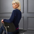 FORE JACQUARD WOOL FULL ZIP BOMBER JUMPER image number 2
