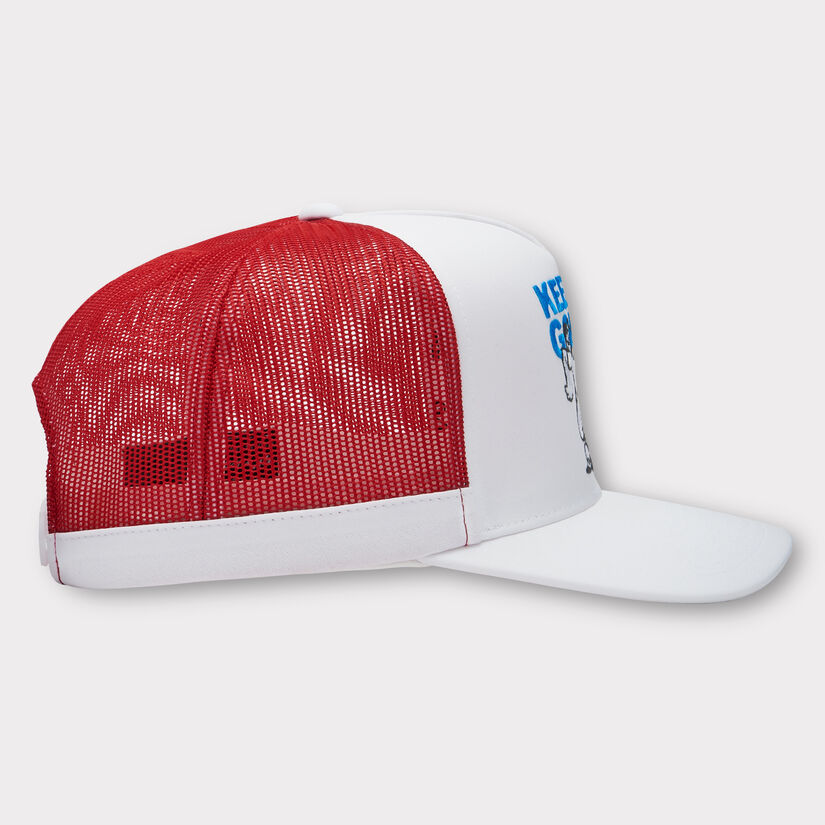 KEEP ON GOLFIN' COTTON TWILL TRUCKER HAT image number 3