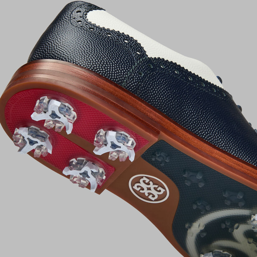 MEN'S LTD RELEASE GALLIVANTER G/LOCK LEATHER LUXE SOLE DERBY GOLF SHOE image number 2