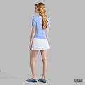 MICROPLEAT STRETCH WOVEN HIGHWAISTED SKORT image number 4