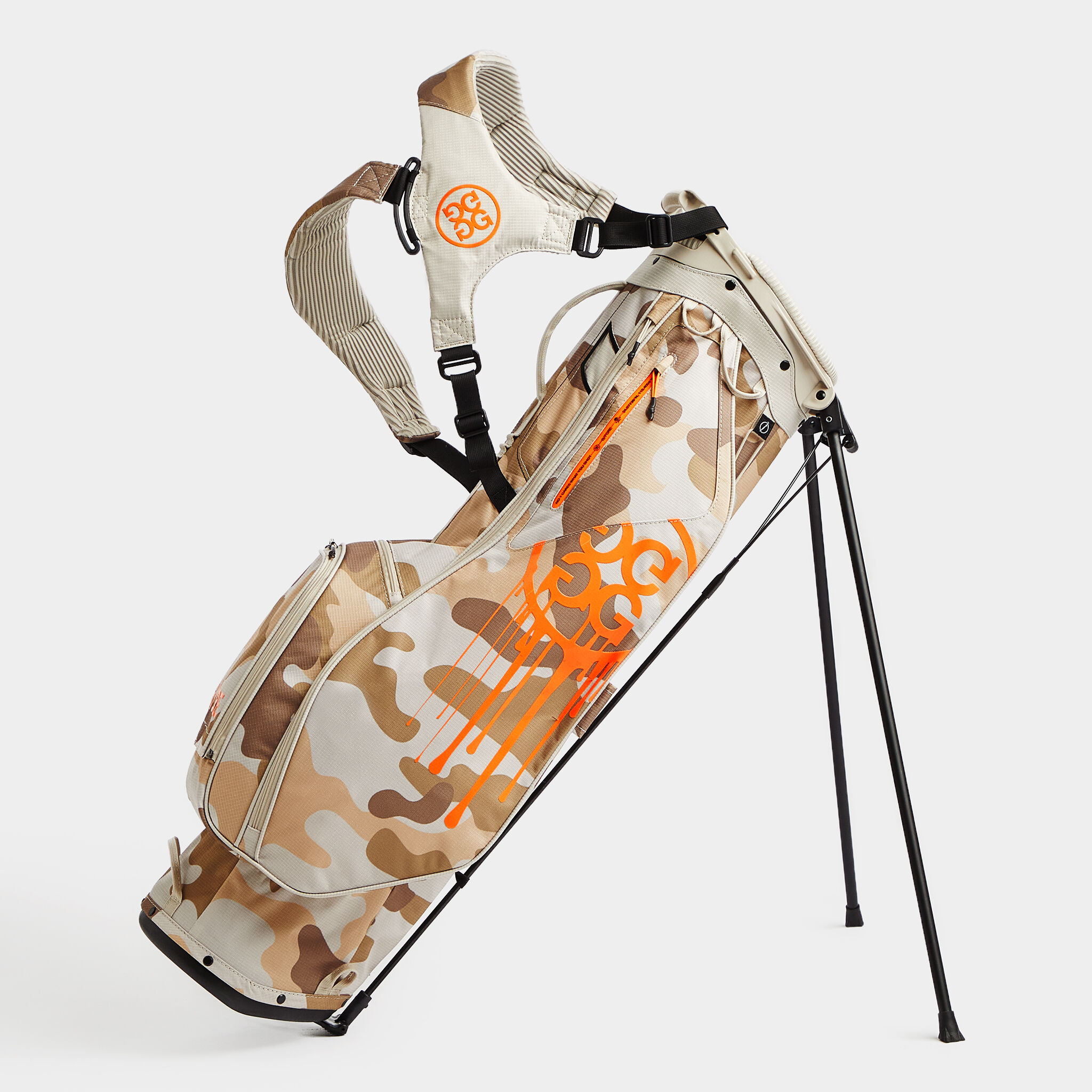 EXPLODED CAMO LIGHTWEIGHT CARRY GOLF BAG G FORE