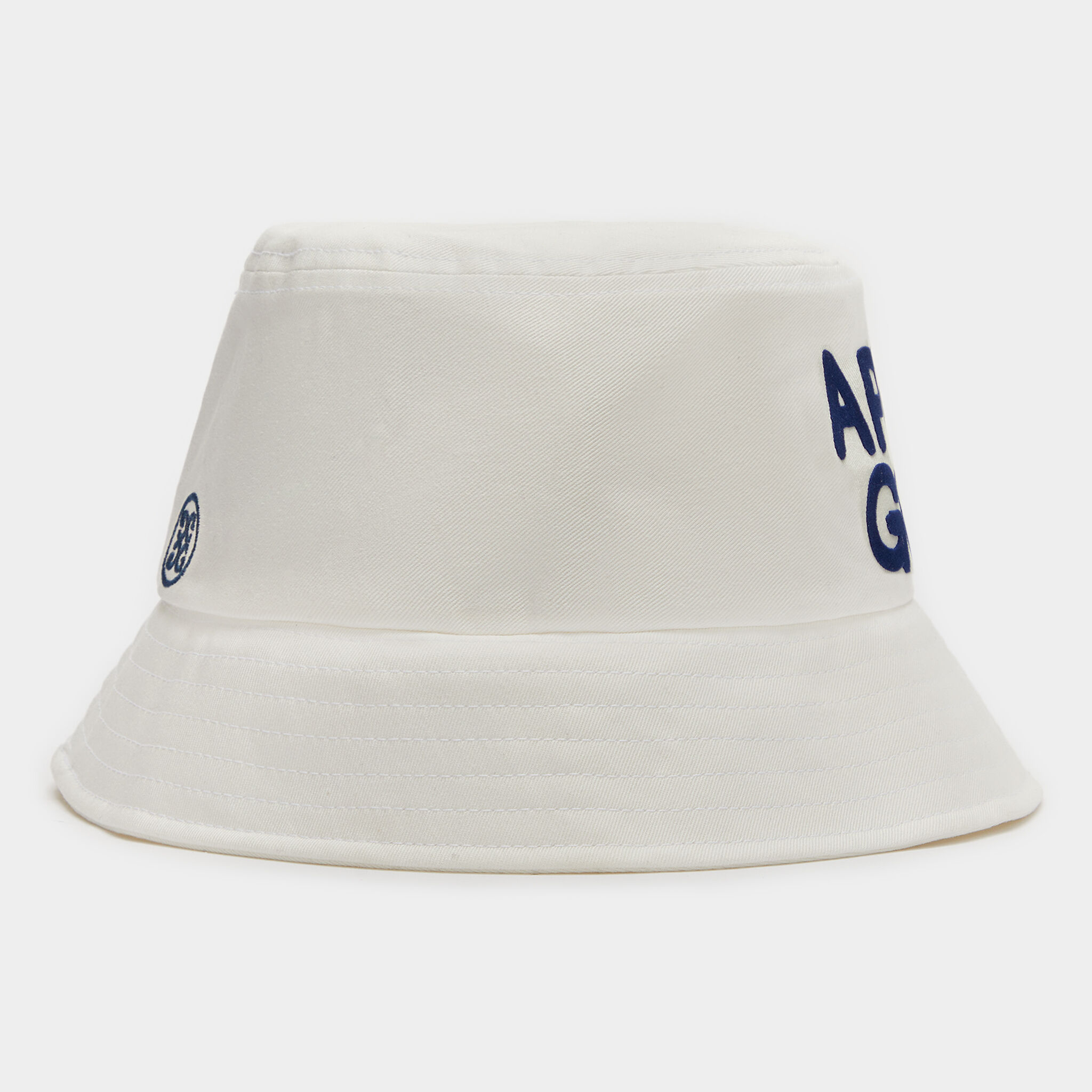White kappa bucket hat top