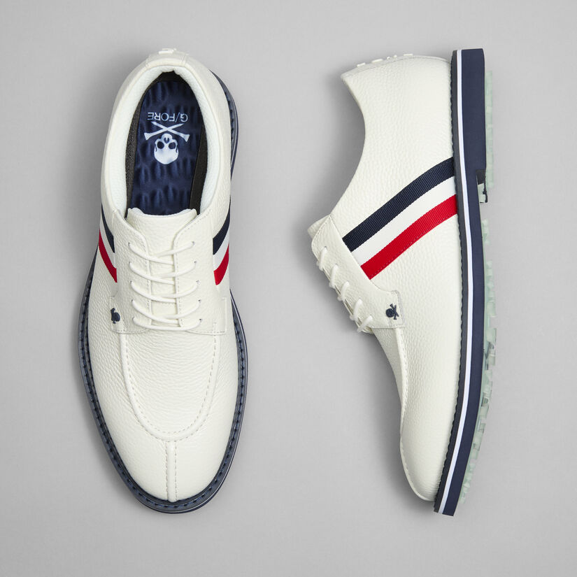 MEN'S GALLIVANTER SPLIT TOE GROSGRAIN LEATHER GOLF SHOE | MEN'S GOLF ...