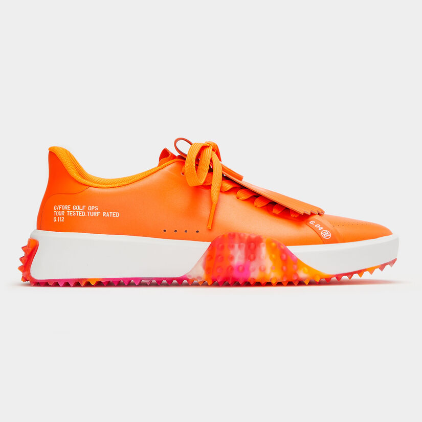 WOMEN'S G.112 P.U. LEATHER KILTIE CAMO GOLF SHOE WOMEN'S GOLF SHOES