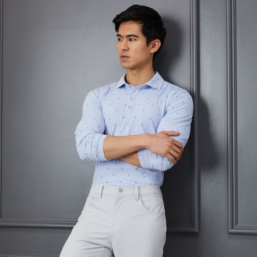 SKULL & T'S ICE NYLON SLIM FIT SUN SHIRT image number 2