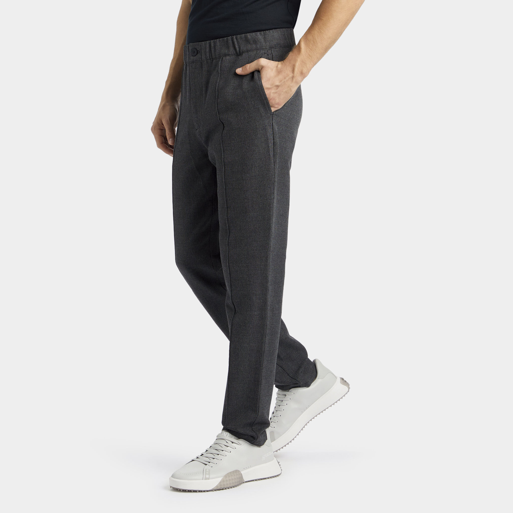 Glen plaid mens pants cheap