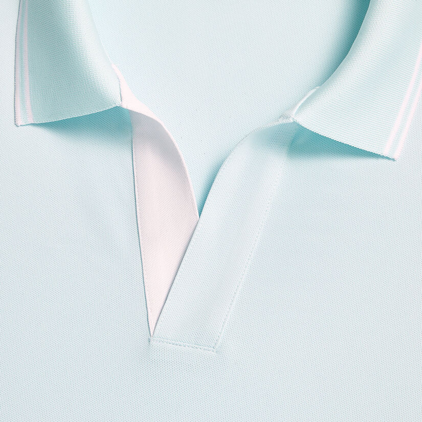 JOHNNY COLLAR TECH PIQU&Eacute; BANDED SLEEVE POLO image number 5