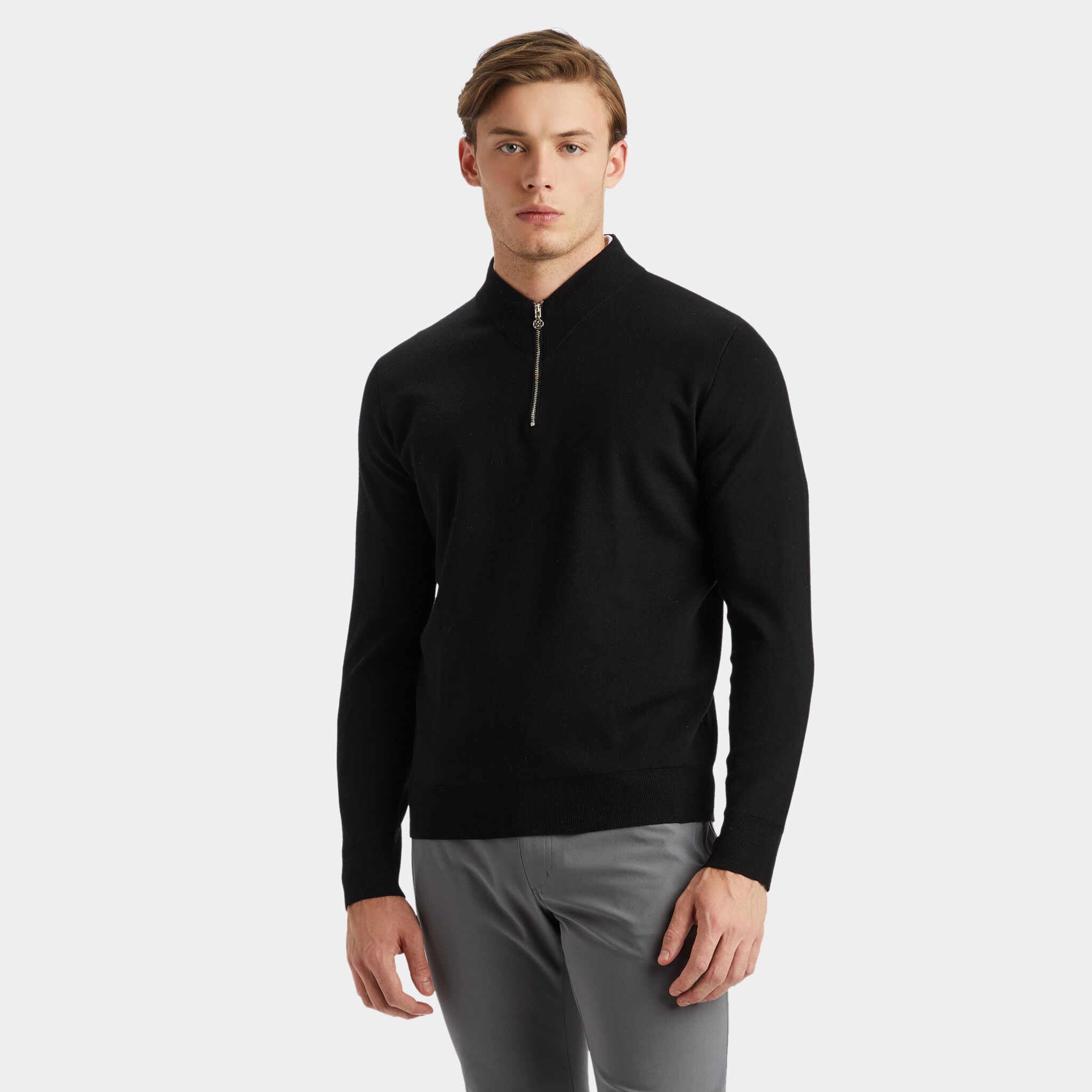 Merino wool quarter discount zip