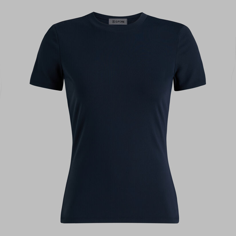 TECH NYLON RIB FITTED TEE image number 1