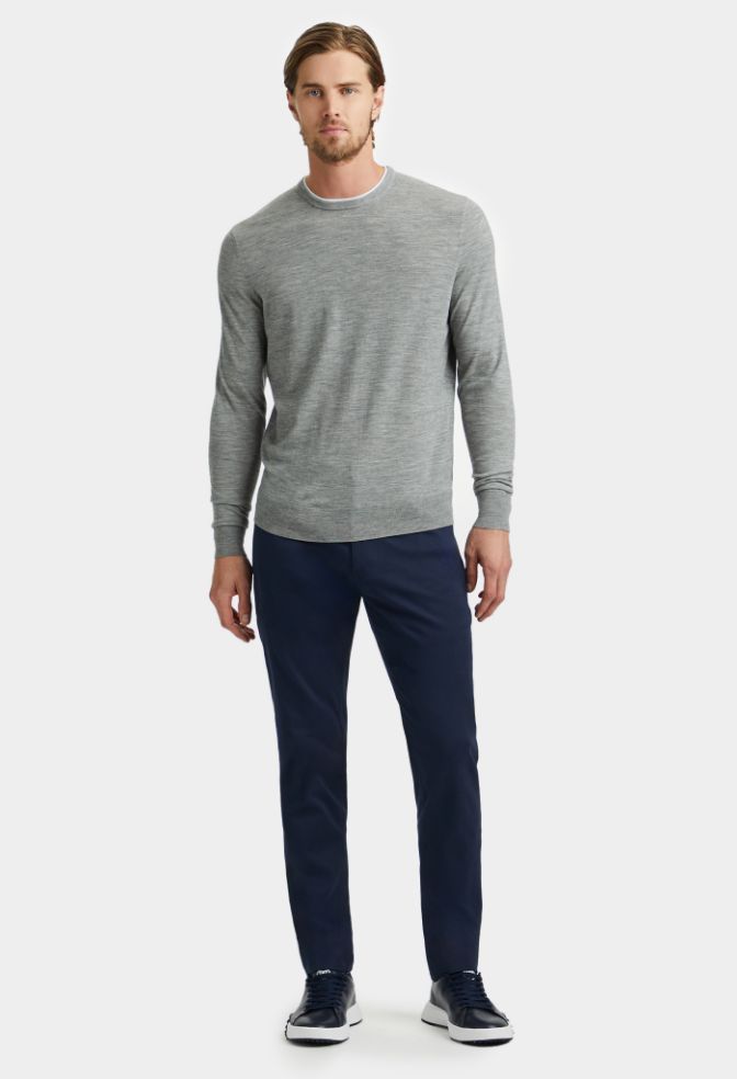 Shop The Stretch Cotton 5 Pocket<br> Straight Leg Trouser