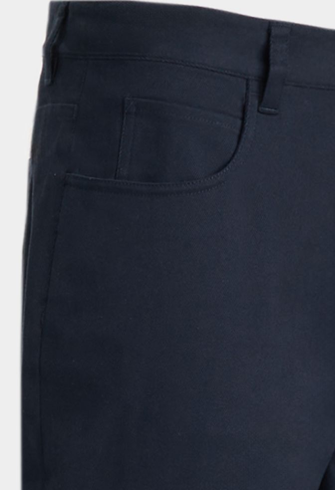 Shop The Stretch Cotton 5 Pocket<br> Straight Leg Trouser