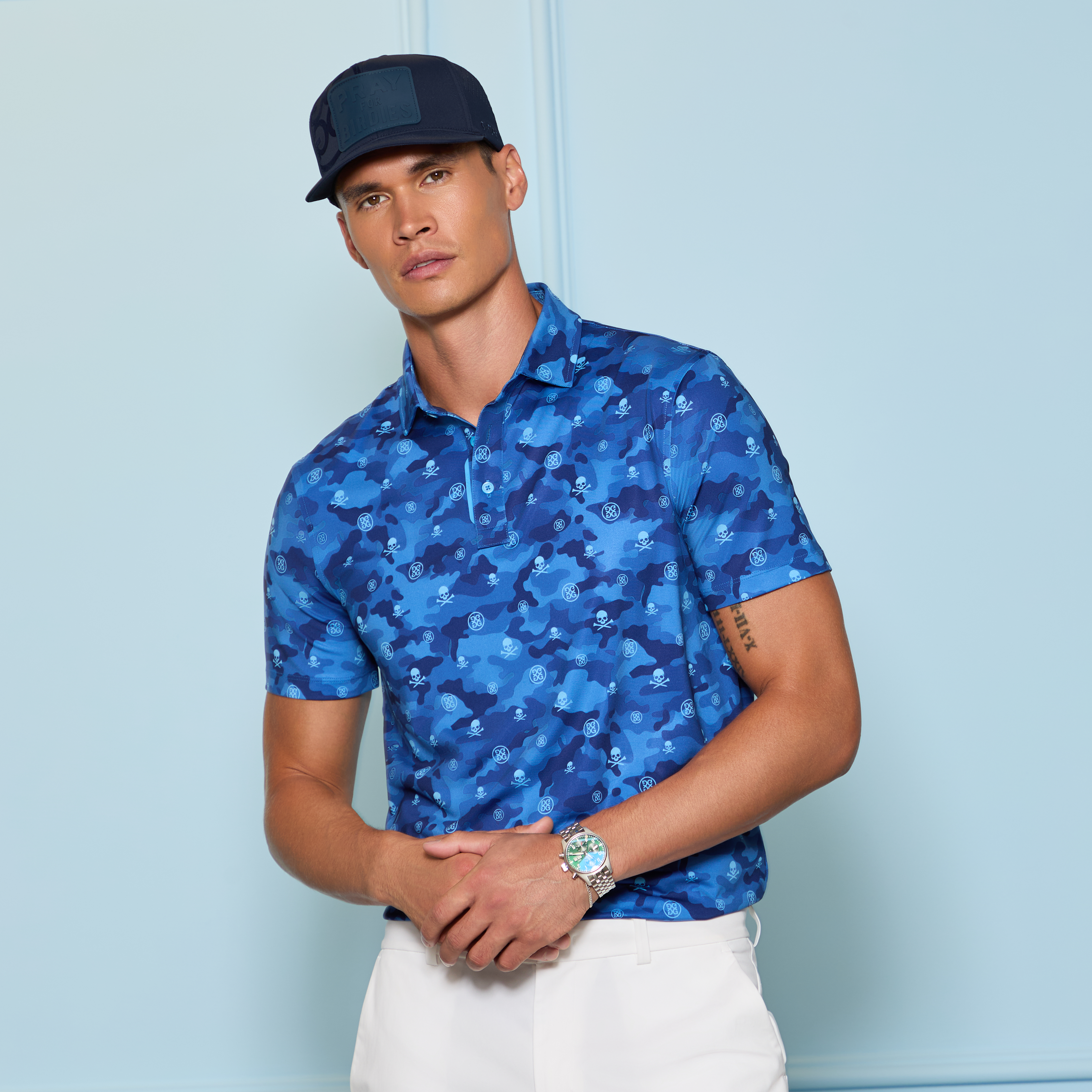 ICON CAMO TECH JERSEY POLO | MEN'S POLO SHIRTS | G/FORE