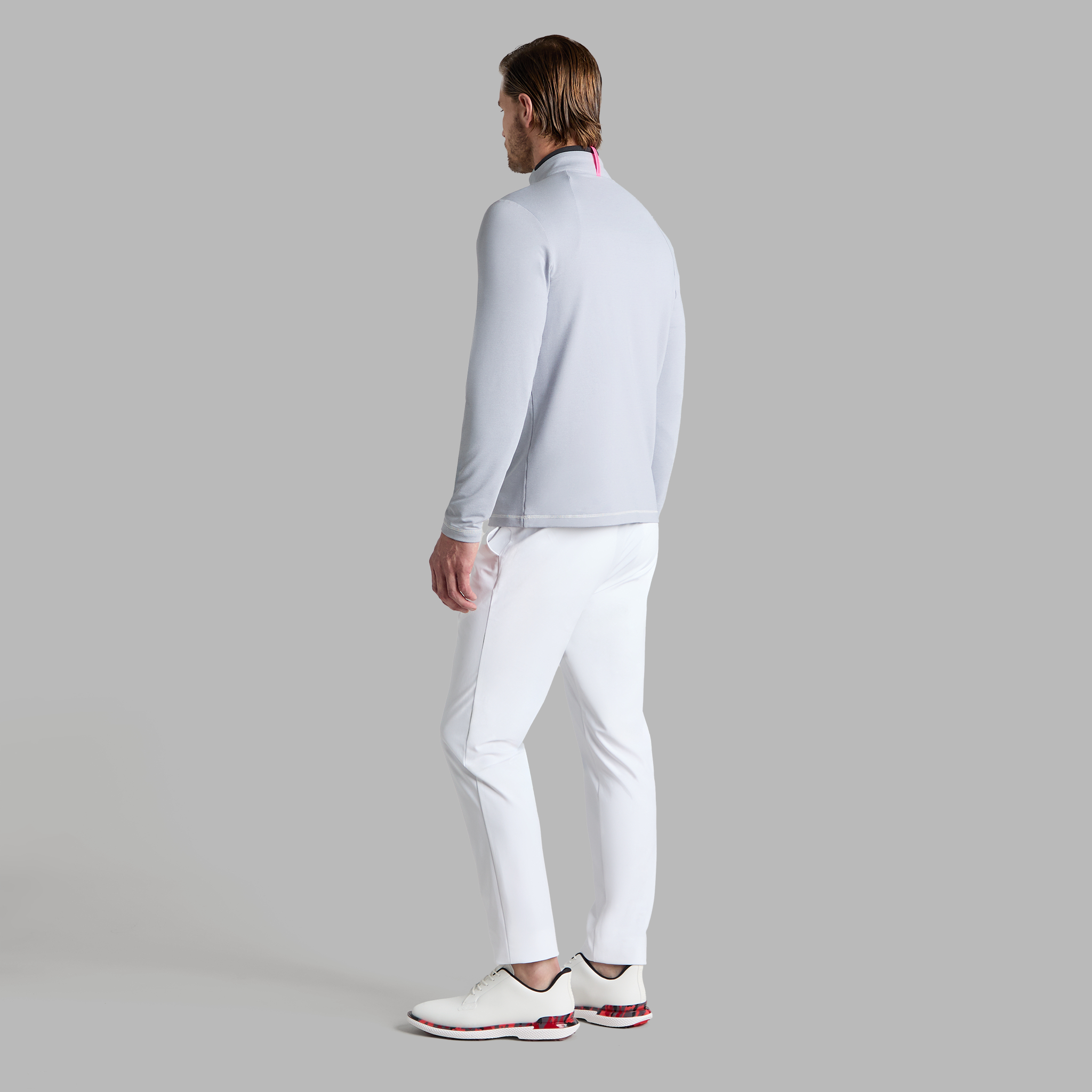BRUSHED BACK TECH 1/4 ZIP PULLOVER |MEN'S PULLOVERS & QUARTER-ZIPS